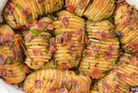 Cheesy Hasselback Potato Casserole Recipe for Crispy Layers