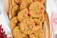 Chewy Oatmeal Monster Cookies with Chocolate and Peanut Butter