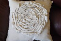 Rosette Decorative Throw Pillow for Living Room & Bedroom