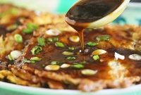 Beef Egg Foo Young in Rich Savory Gravy