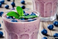 Vegan Gluten-Free Blueberry Breakfast Smoothie Recipe