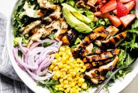 Honey Mustard Chicken Salad Recipe with Crispy Chicken & Creamy Dressing
