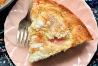 Fresh Spring Rhubarb Cake Recipe
