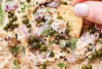Dairy-Free Smoked Salmon Dip Made with Cashew Cream