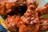 Crispy Gochujang Chicken Wings made in the Air Fryer (Video)