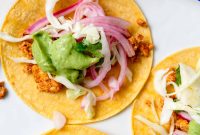 Crispy Tofu Tacos with Avocado Salsa