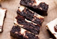 Decadent Cheesecake Swirl Brownies: Rich Marble Dessert Recipe