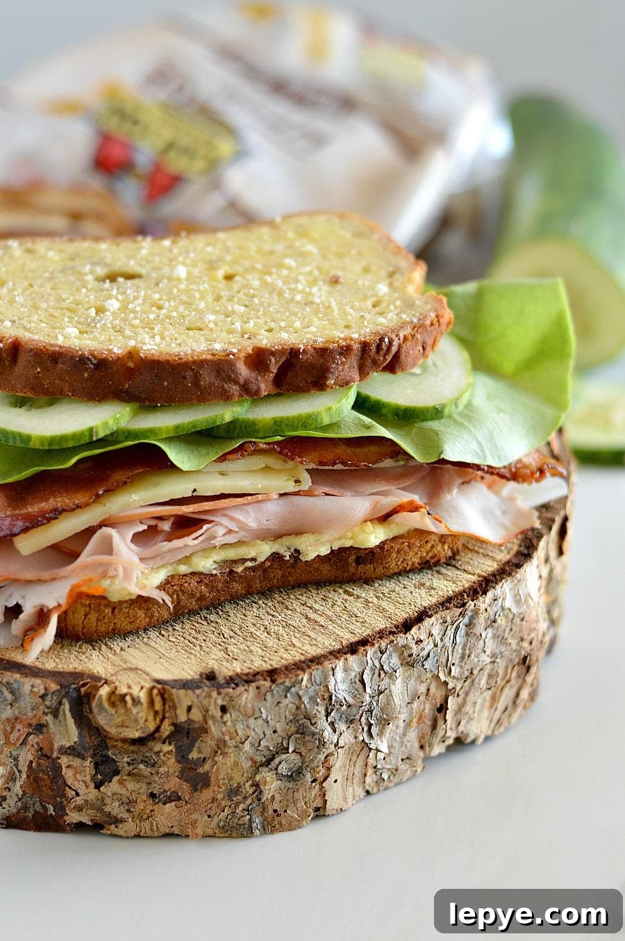 Ham and Turkey Sandwich Recipe: Savory Layered Deli Sandwich 2 Big, Buff & Cheesy Gluten-Free Sandwich | gluten free lunch ideas | gluten free sandwich recipes | lunch recipes gluten free | easy gluten free recipes | how to make a gluten free sandwich | homemade gluten free sandwich recipes || This Vivacious Life