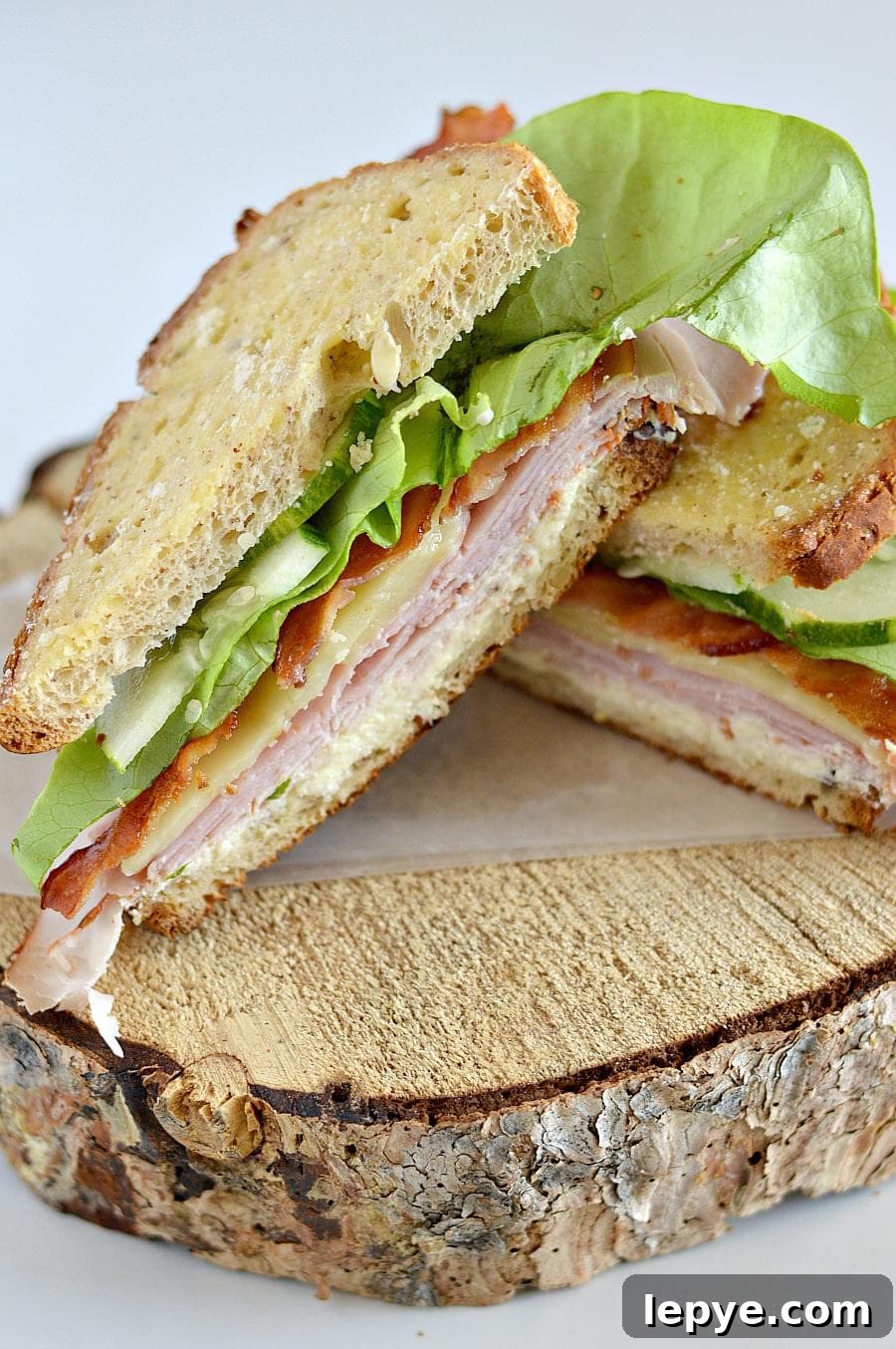 Ham and Turkey Sandwich Recipe: Savory Layered Deli Sandwich 4 Big, Buff & Cheesy Gluten-Free Sandwich | gluten free lunch ideas | gluten free sandwich recipes | lunch recipes gluten free | easy gluten free recipes | how to make a gluten free sandwich | homemade gluten free sandwich recipes || This Vivacious Life