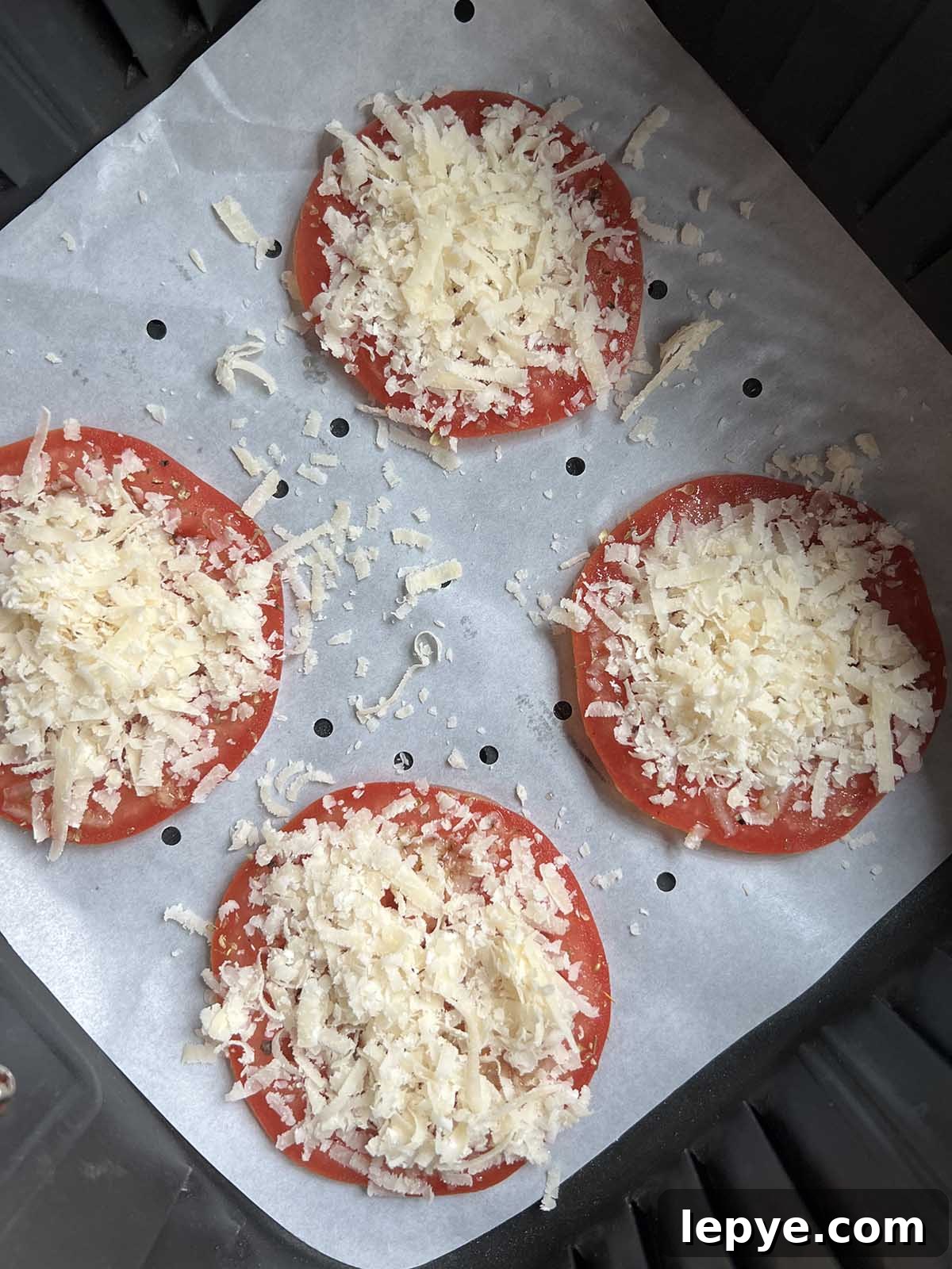 Crispy Parmesan Air Fryer Tomatoes Recipe 6 img 10333 5