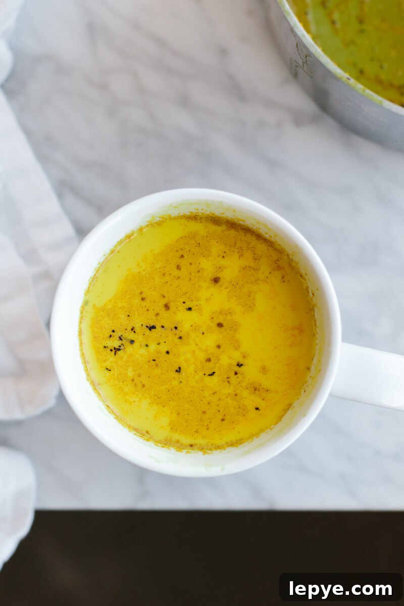 (dairy-free) Turmeric milk "golden milk" is a healthy, healing drink loaded with anti-inflammatory compounds.
