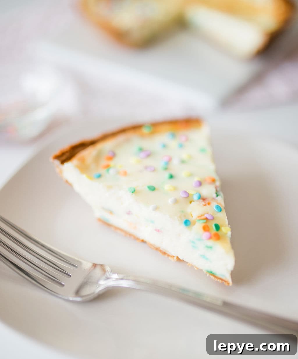 Confetti Birthday Cheesecake Recipe: Moist, Creamy & Festive 10 slice