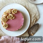 Purple Sweet Potato Cheesecake