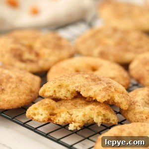 Toffee Doodle Cookies displayed on a wire rack. -Skip To My Lou