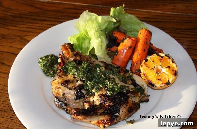 Memorial Day Grill Menu: Crowd-Pleasing Backyard Recipes for a Standout Spread 6 BBQ Chicken with Parsley, Lemon, Garlic Salsa