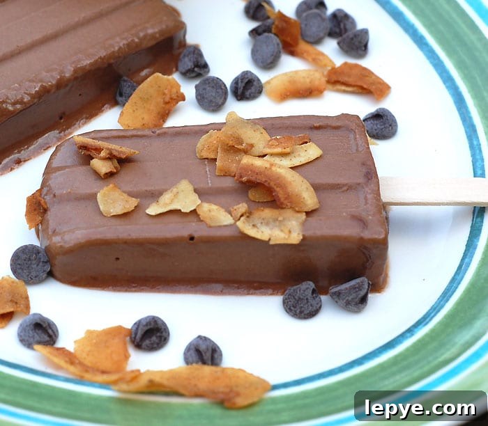 The Elvis Popsicle - Vegan Banana Peanut Butter Fudgsicles