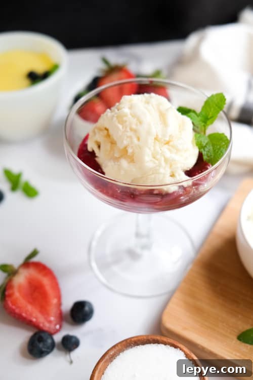 Clotted Ice Cream served