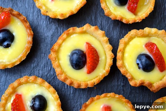 Mini Tarts with Lemon Curd & Berries | Every Last Bite Mini Tarts with Lemon Curd & Berries