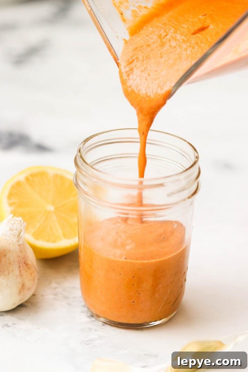 Garlic Roasted Red Pepper Sauce | Whole30, Paleo, Keto, Vegan 2 garlicky whole30 roasted red pepper sauce