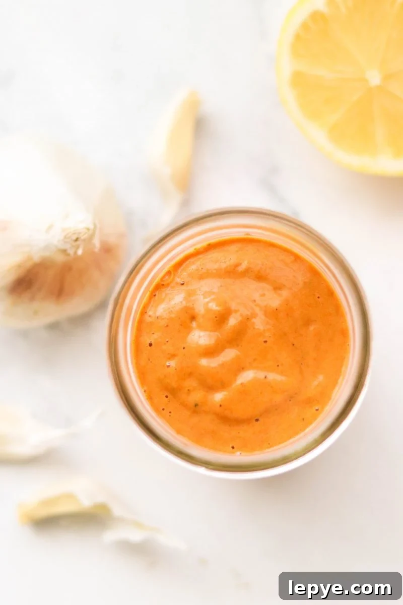 Garlic Roasted Red Pepper Sauce | Whole30, Paleo, Keto, Vegan 5 garlicky whole30 roasted red pepper sauce
