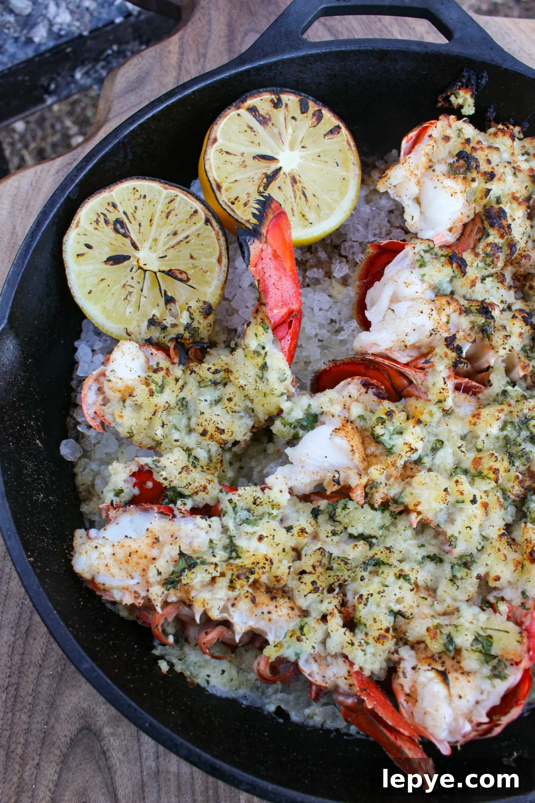 Parmesan Crusted Lobster Tails