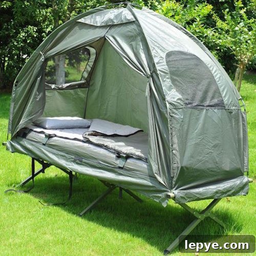 Unique Father's Day Gift and Activity Ideas for 2026 3 Raised cot tent for comfortable camping