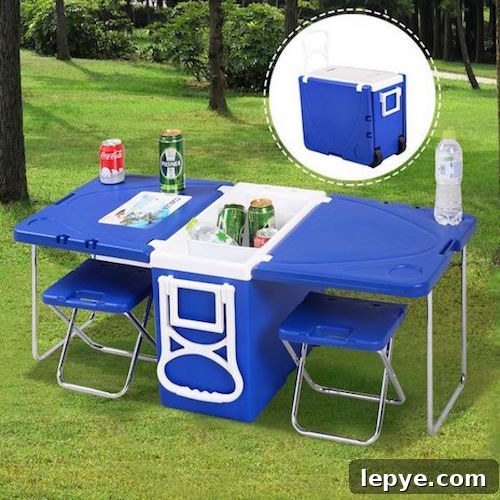 Unique Father's Day Gift and Activity Ideas for 2026 4 Rolling ice chest that converts into a table with chairs