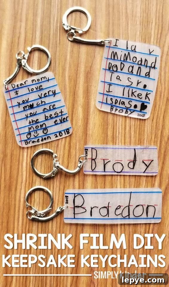 Unique Father's Day Gift and Activity Ideas for 2026 10 DIY Shrinky Dink keychains as Father's Day keepsakes