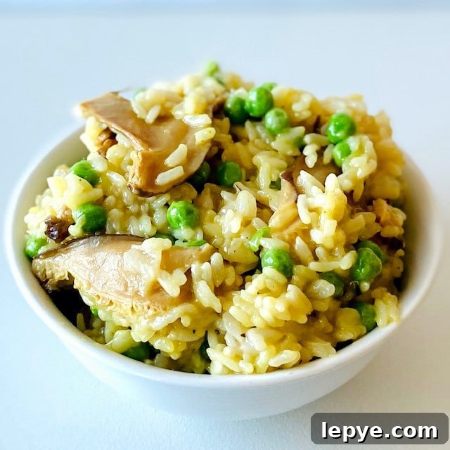 Instant Pot Risotto: Classic and Creamy Mushroom Versions 2 Instant-Pot-Risotto-in-bowl