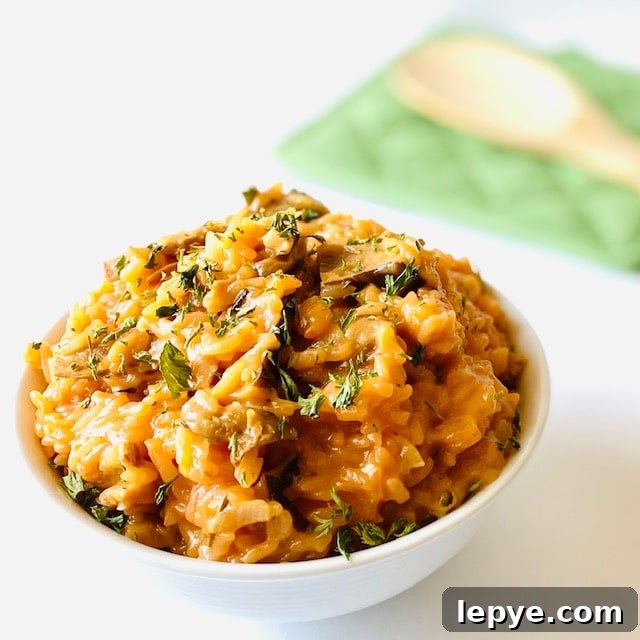 Instant Pot Risotto: Classic and Creamy Mushroom Versions 3 Instant-Pot-Risotto-in-bowl-cheddar-cheese