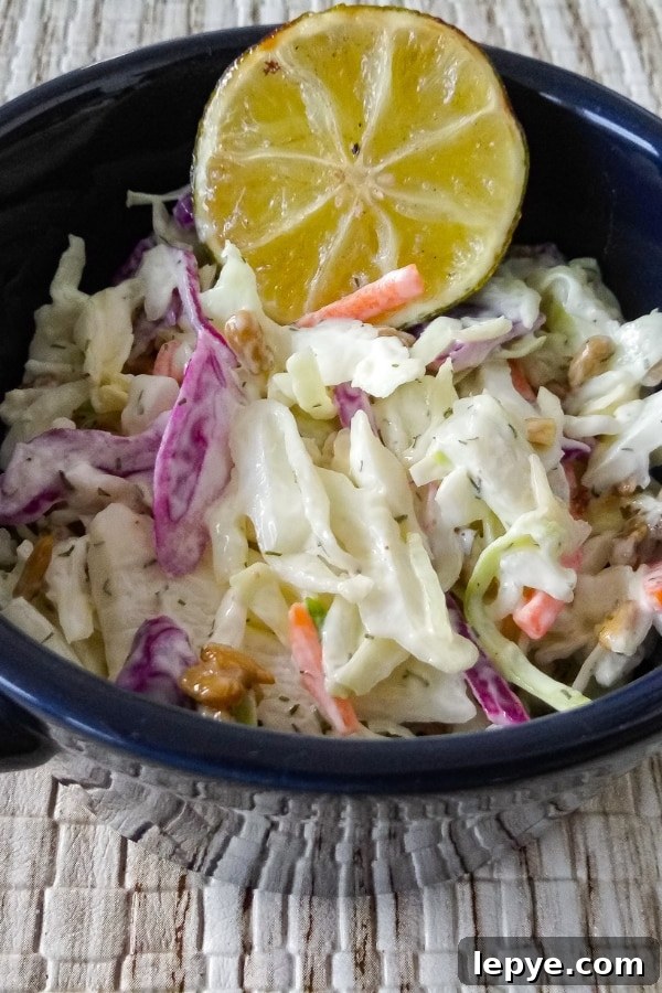 lemon pepper coleslaw