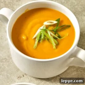 Vegan Butternut Squash and Apple Soup
