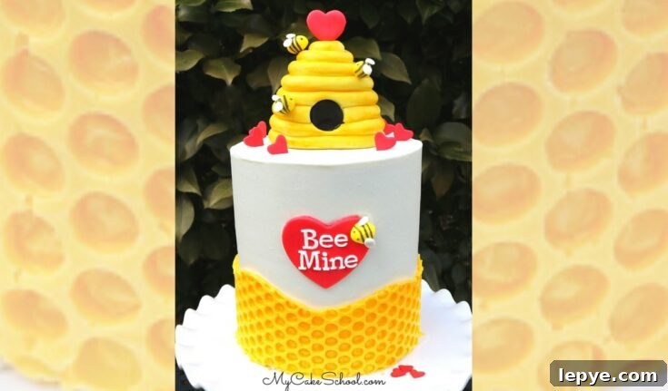 Bee Mine Beehive Cake