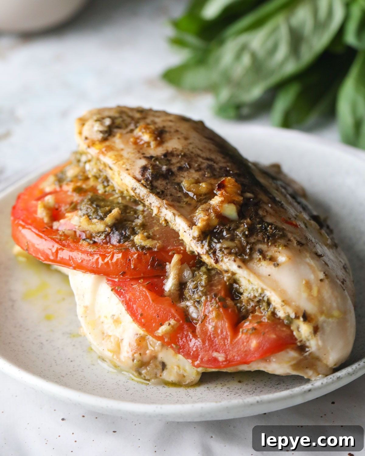 Mozzarella Stuffed Chicken Breast