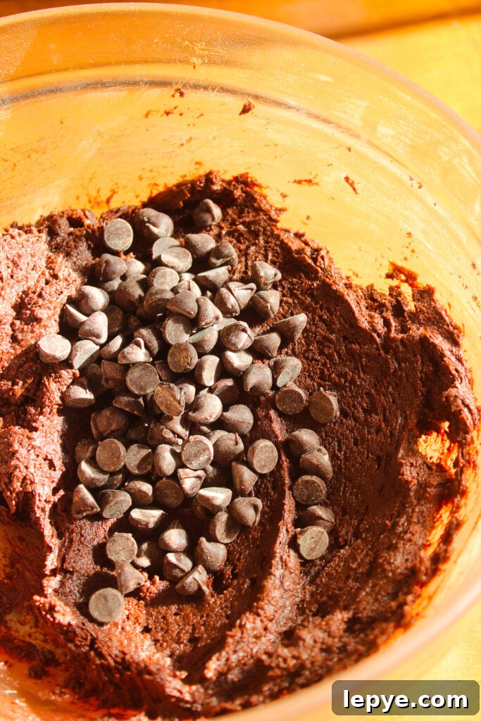 Fudgy Espresso Brownies for Small Batches 7 Brownies before baking