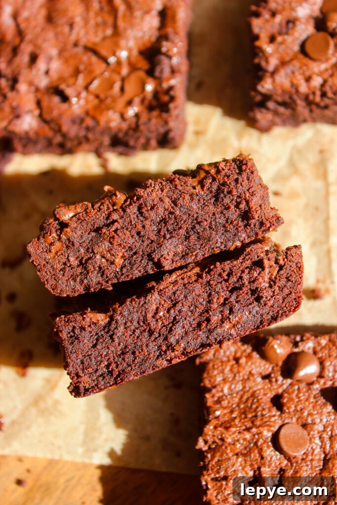 Fudgy Espresso Brownies for Small Batches 9 Served espresso brownies