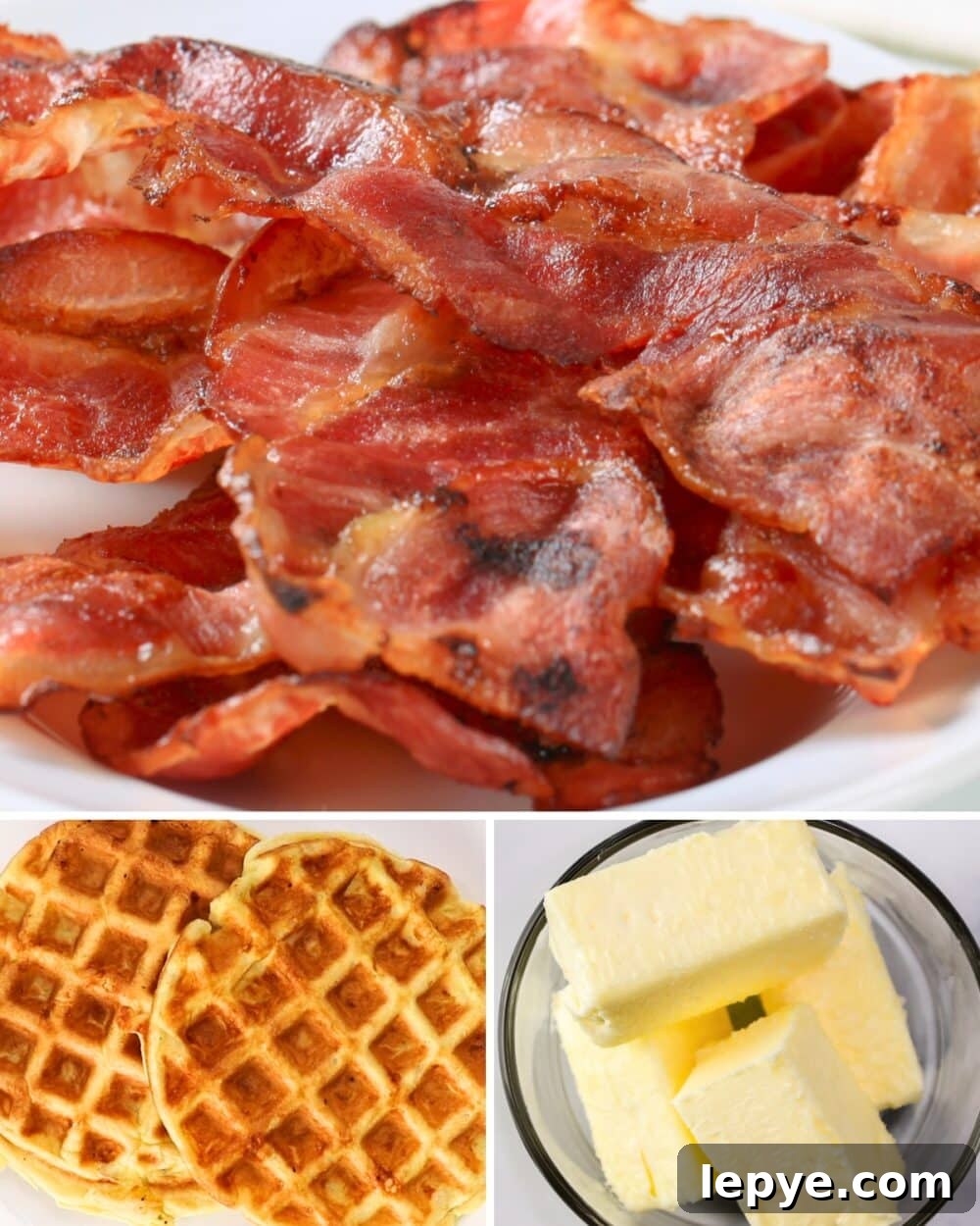 50 Unique Carnivore Breakfast Recipes You Haven't Tried 2 Carnivore Breakfast including bacon, chaffles, and butter