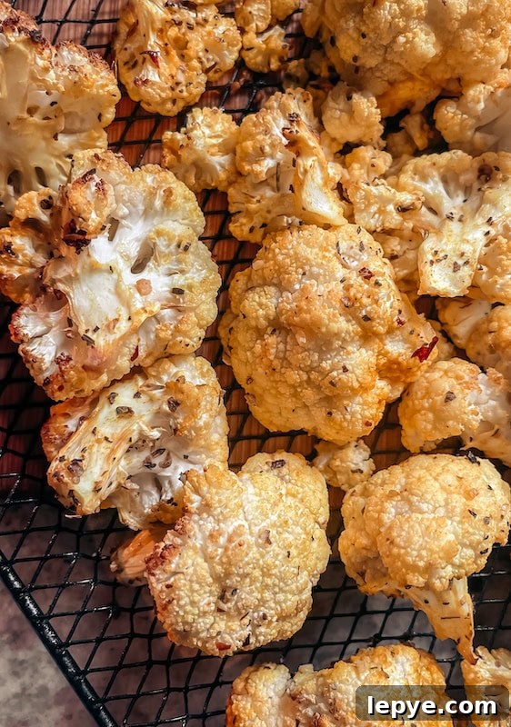 Malaysian-Spiced Roasted Cauliflower Recipe 7 cooked cauliflower