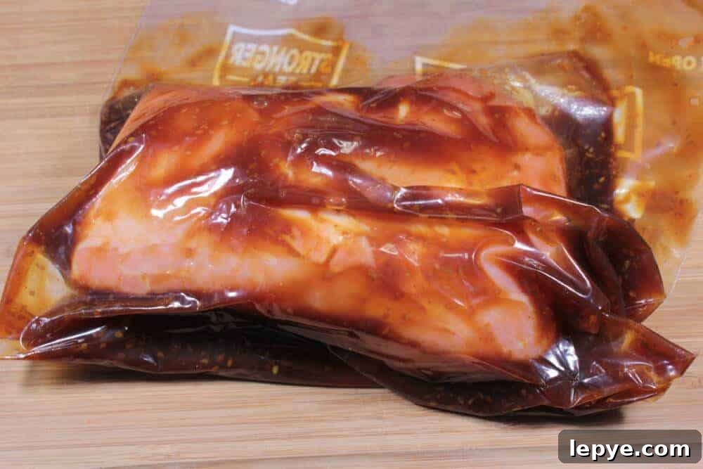 Smoked Teriyaki Pork Sirloin: Juicy BBQ Recipe for the Smoker 4 Marinated pork in bag