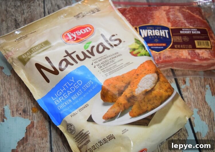 Sweet and Spicy Bacon-Wrapped Chicken Strips Recipe 4 img 19622 4
