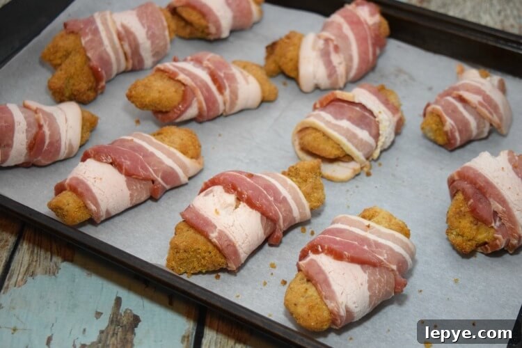 Sweet and Spicy Bacon-Wrapped Chicken Strips Recipe 6 img 19622 7