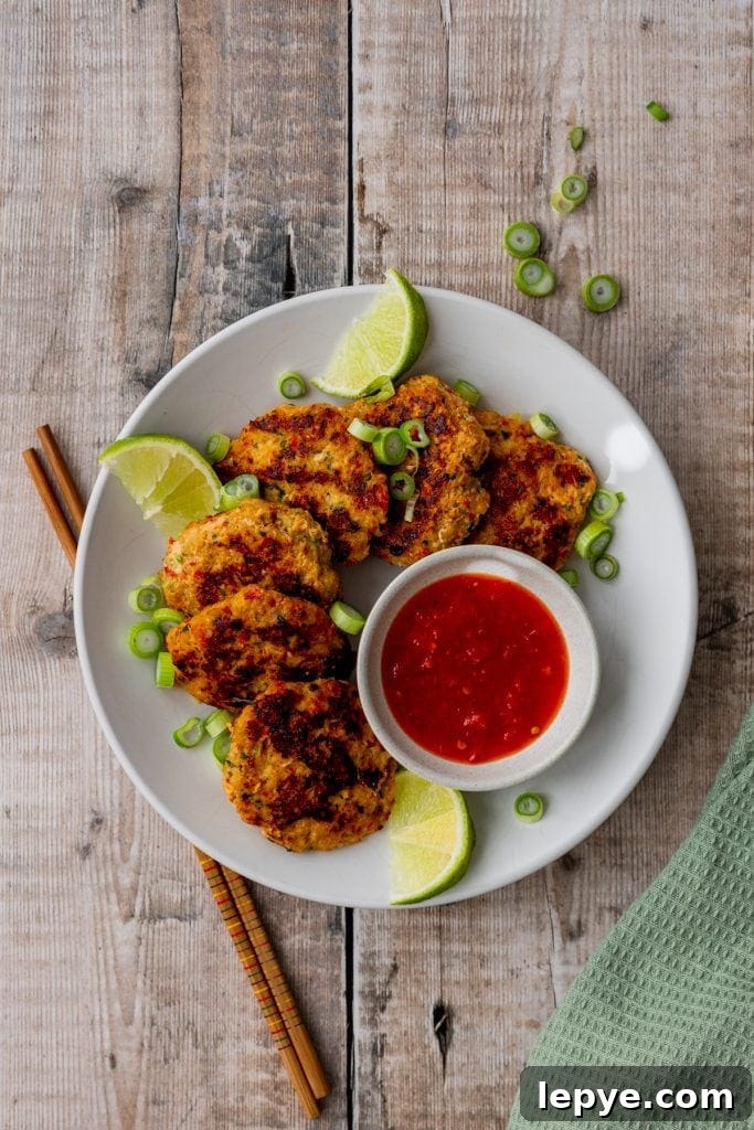 plate of Thai fish cakes