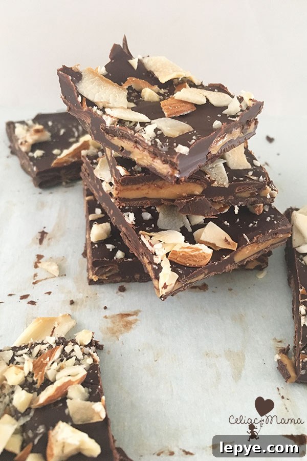 Vegan Gluten-Free Chocolate Almond Bark Recipe 4 chocolate-almond-bark-recipe