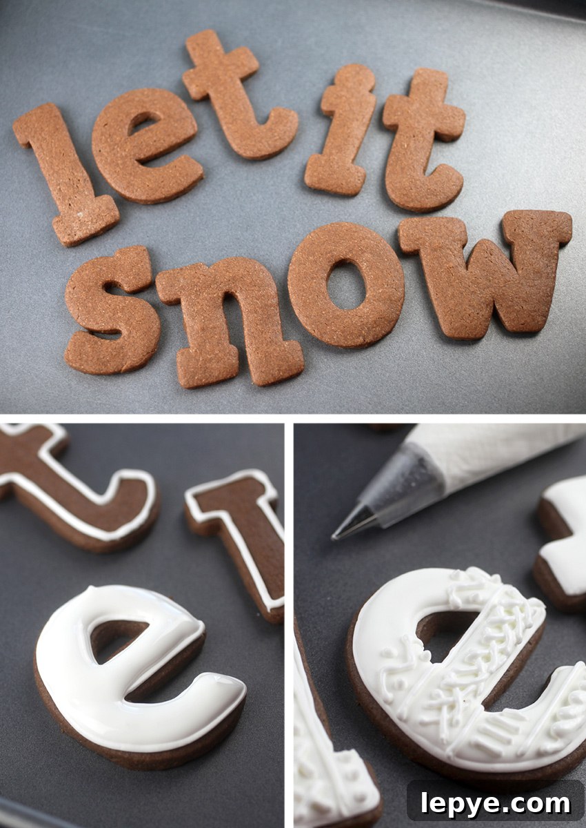 Christmas Letter Cookies: 4 Festive Ways to Decorate and Gift 14 Make sweater cookies
