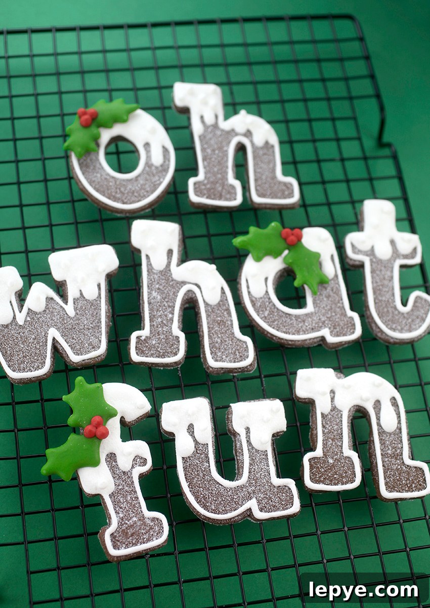 Christmas Letter Cookies: 4 Festive Ways to Decorate and Gift 6 What Fun