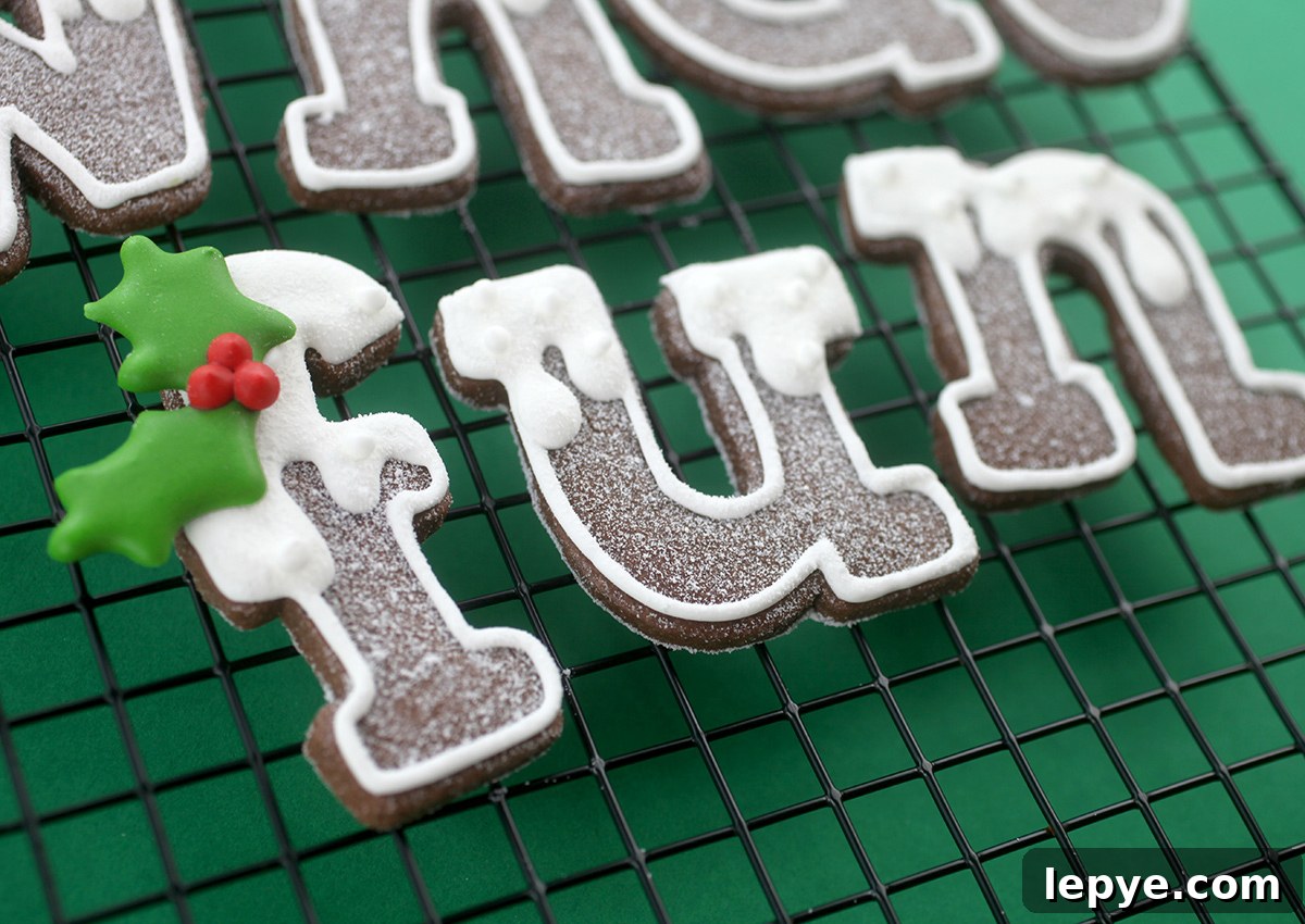 Christmas Letter Cookies: 4 Festive Ways to Decorate and Gift 8 Fun Cookies
