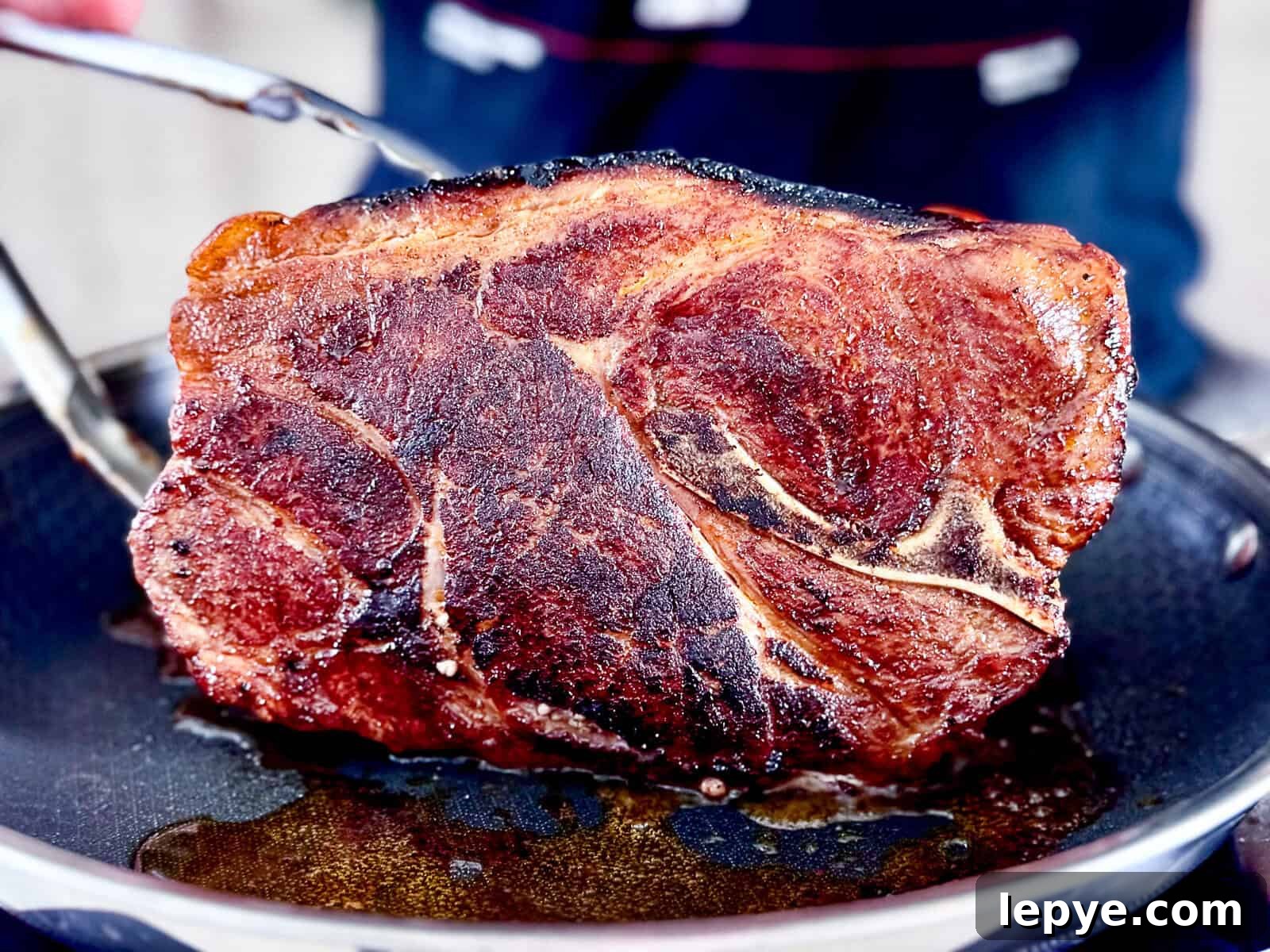 Pineapple Pulled Pork Tacos Made in a Slow Cooker 4 Searing pork before slow cooking it