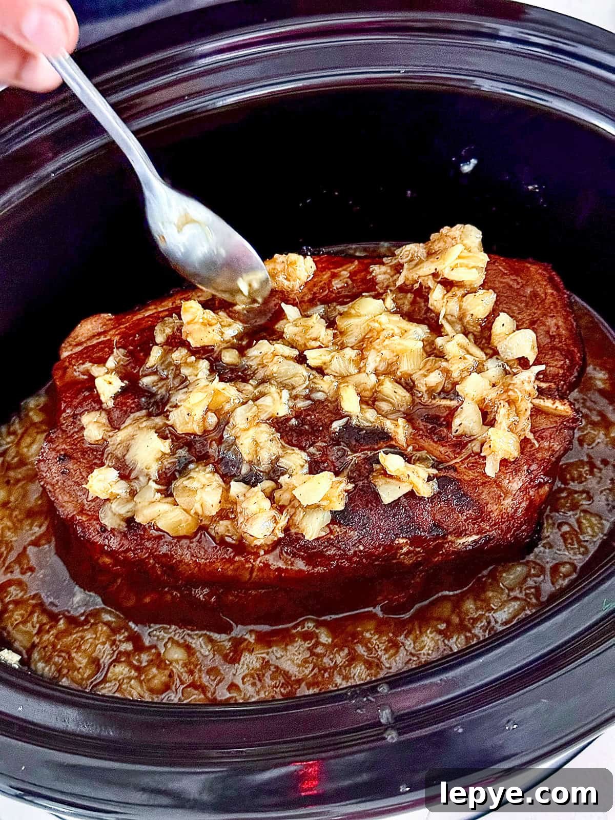Pineapple Pulled Pork Tacos Made in a Slow Cooker 6 Slow Cooking Pineapple Pork Taco Meat