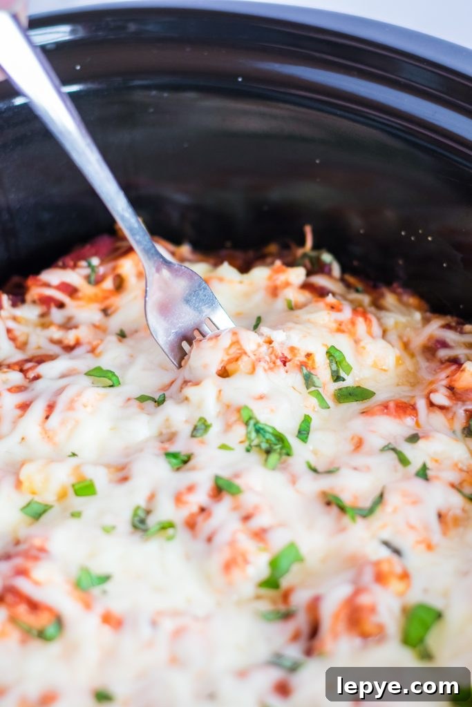 Is there anything more comforting than a delicious, warm Baked Ziti with Ricotta? This Slow Cooker Baked Ziti recipe is made using a crockpot so it’s ready when you are, and best of all it’s super easy! This version is Vegetarian, but if you’re not into meatless you can always add to it!