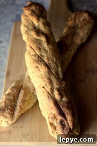 French Baguette Bread (THM S, Low Carb, Gluten Free)